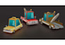 create high poly and low poly game ready 3d props, weapons, vehicles and objects